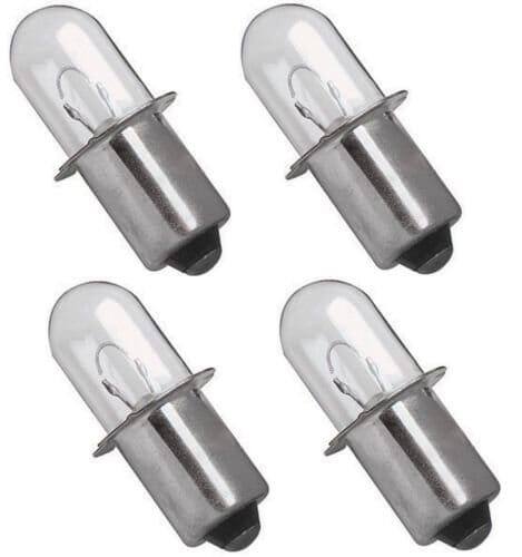 Milwaukee® 49-81-0030 Replacement Work Light Bulb, 10.8 W, Incandescent Bulb, Miniature Flanged Base, Blunt Tip Shape